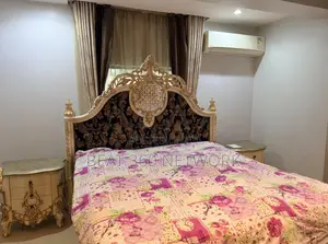 6 by 6 Royal Bedroom Set With Drawers, Mirrors, Console and Chest