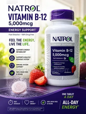 Natrol Vitamin B-12 5,000 MCG