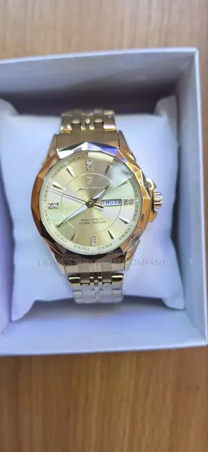 Premium Poedegar Gold Colour Wrist Watch