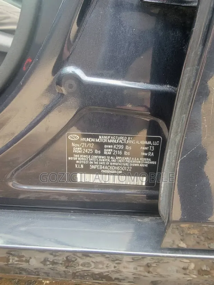 Hyundai Sonata 2013 Black