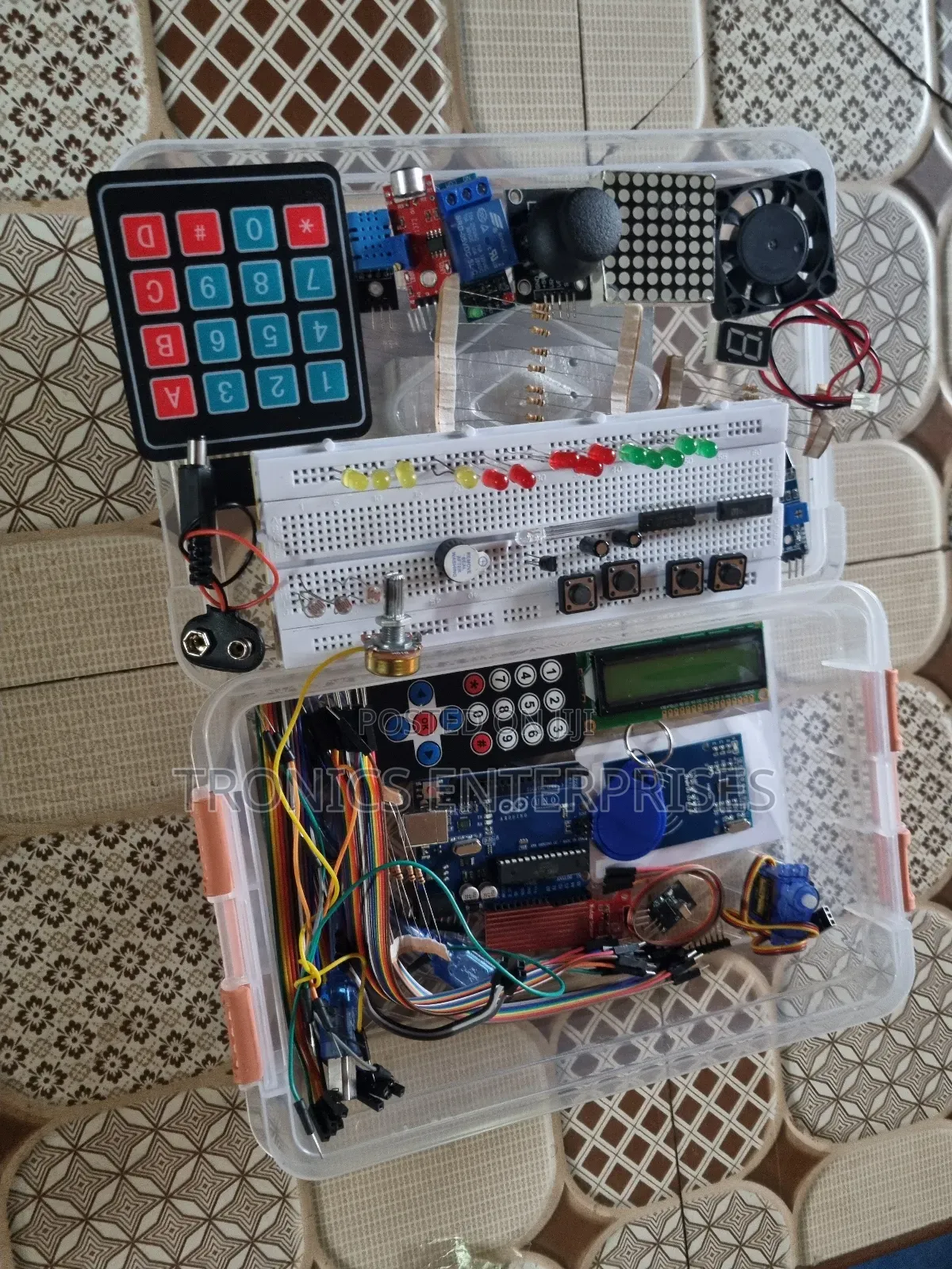 Arduino Uno R3 Starter Kit With Free Ultrasonic Sensor