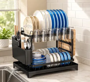 Premium Countertop Dish Drainer Rack