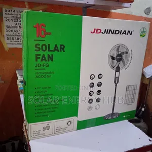 16inch Jindian Rechargeable Solar Fan