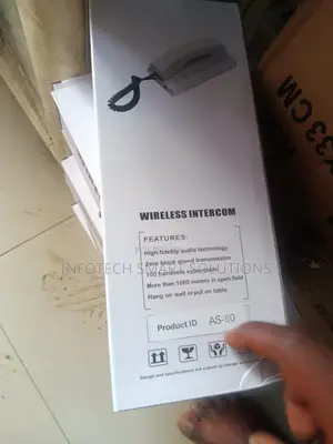 Wireless Intercom Telephone Fixed Desk Phone for Home Office