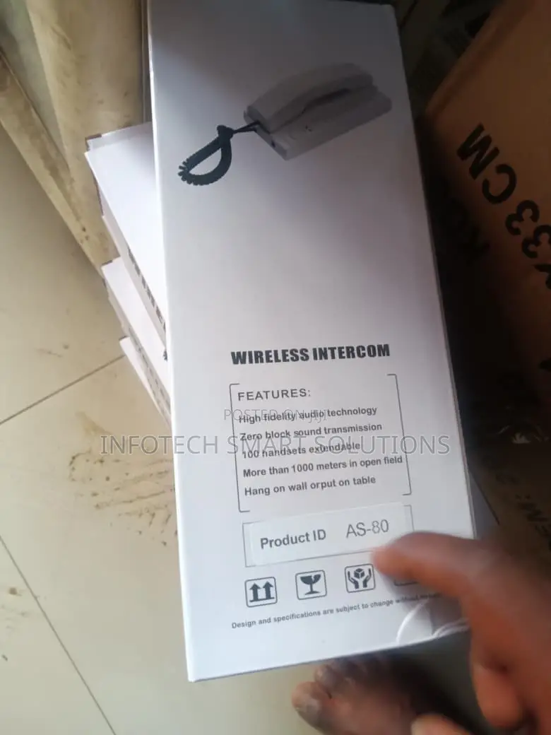 Wireless Intercom Telephone Fixed Desk Phone for Home Office