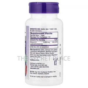 Natrol Vitamin B-12 5,000 MCG