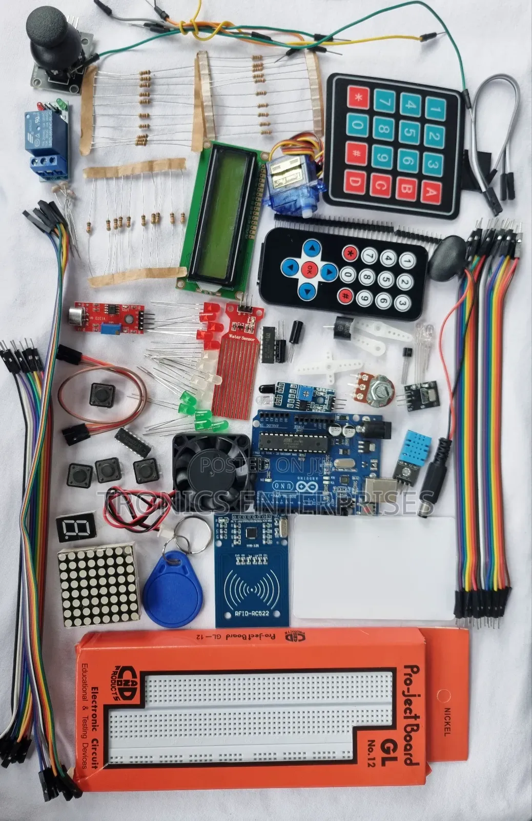 Arduino Uno R3 Starter Kit With Free Ultrasonic Sensor