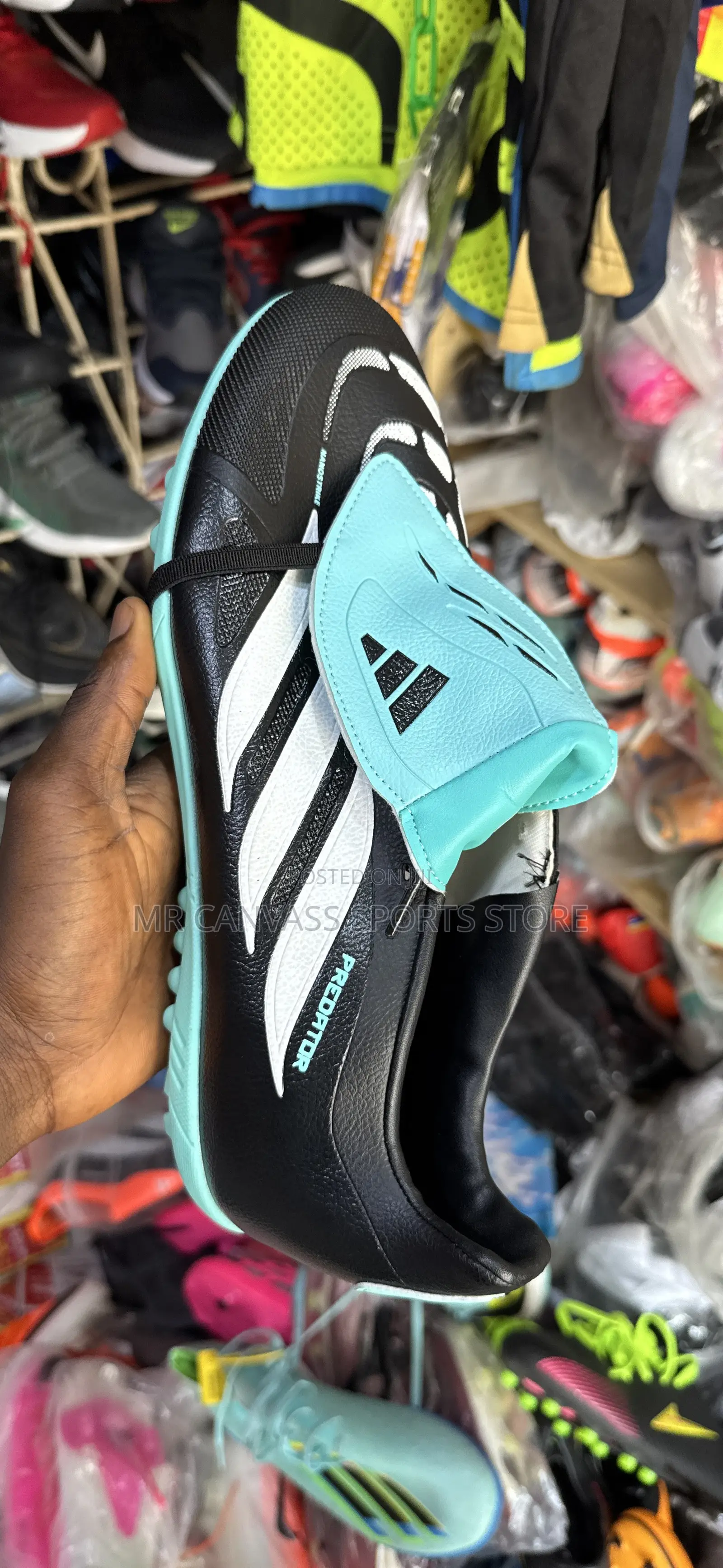 Predator Fold Over Tongue Canvass Boot