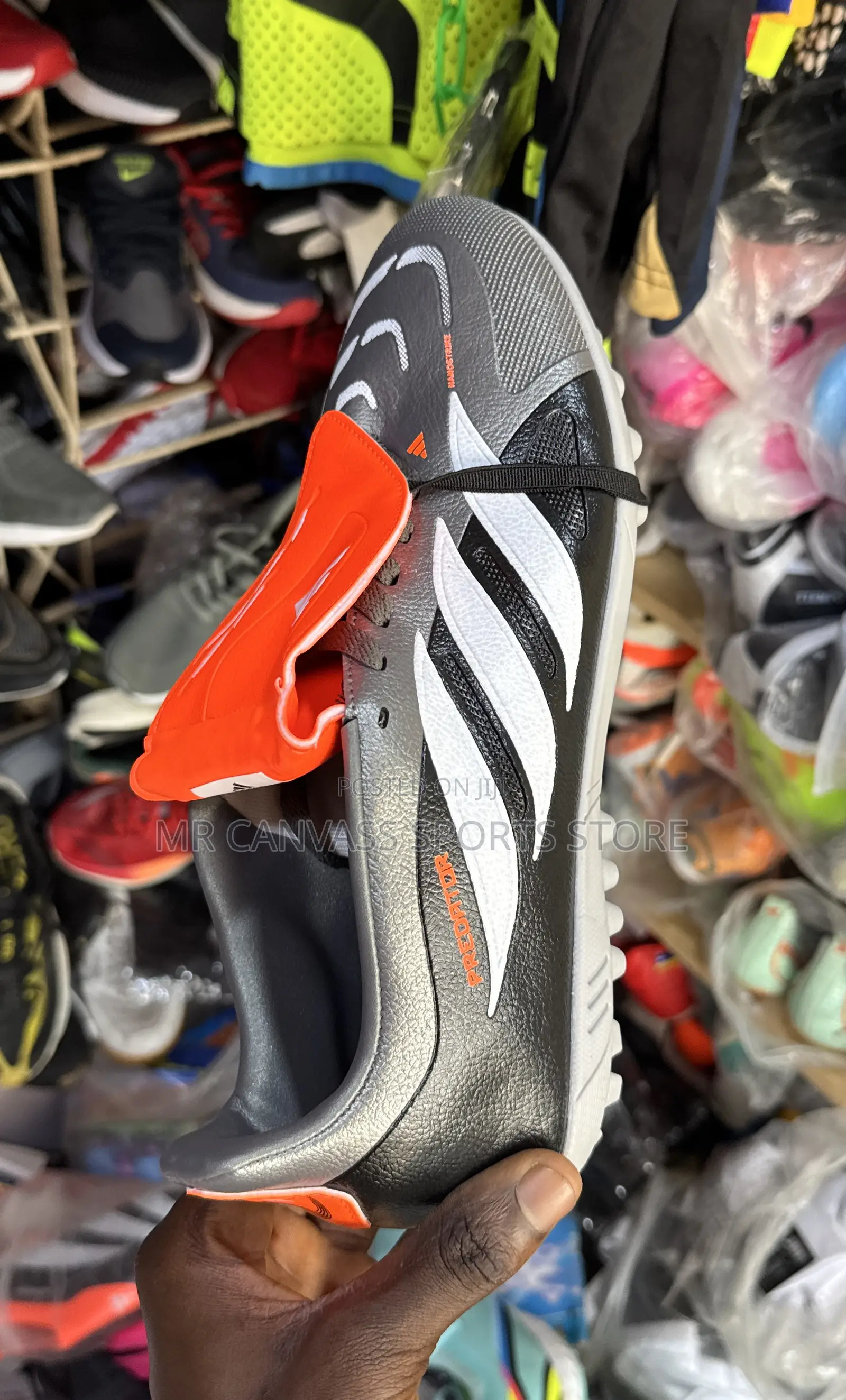 Predator Fold Over Tongue Canvass Boot