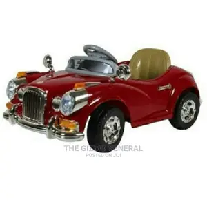 Classic Vintage Jaguar Ride on Toy Car - Red