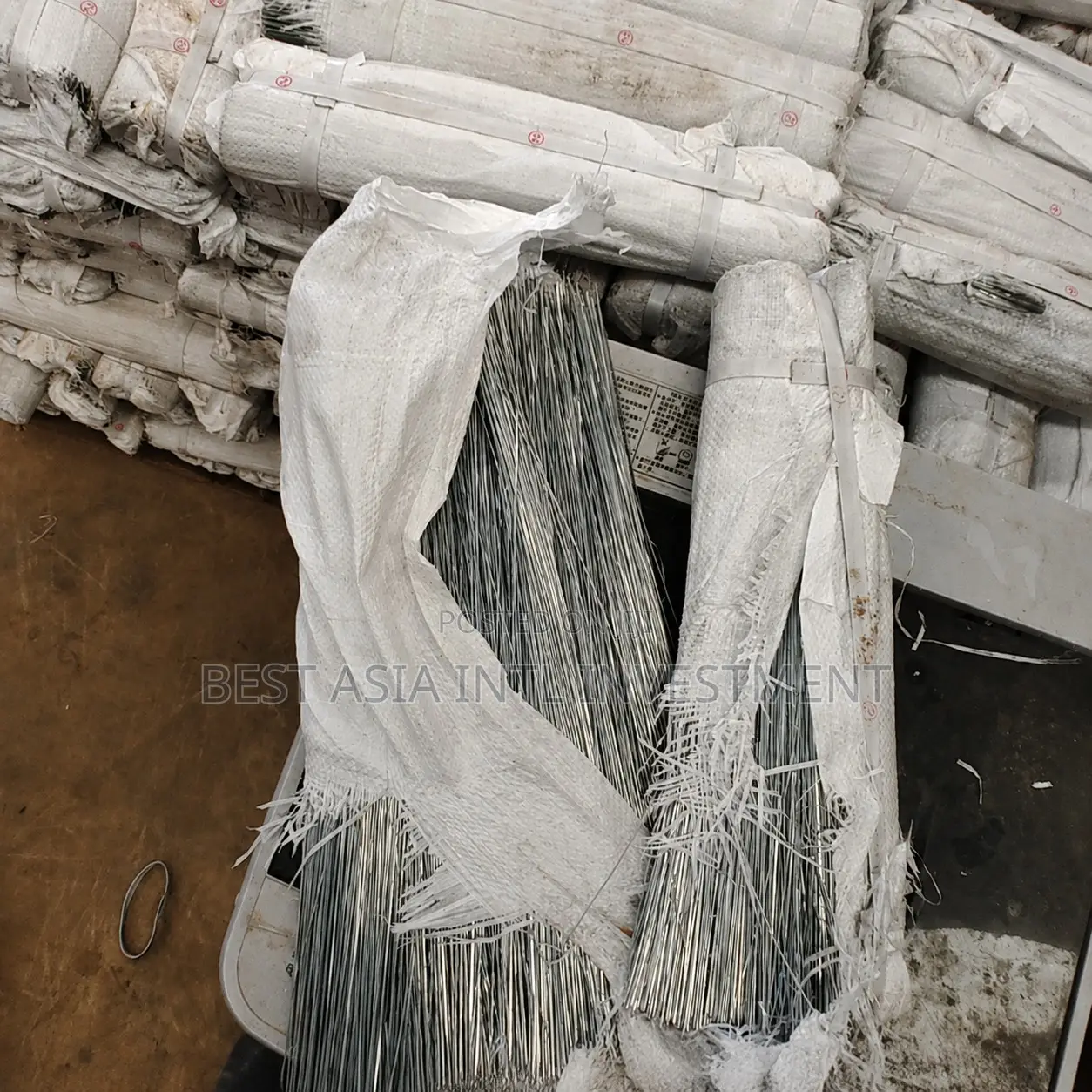 Straight-Cut Galvanized Binding Wire