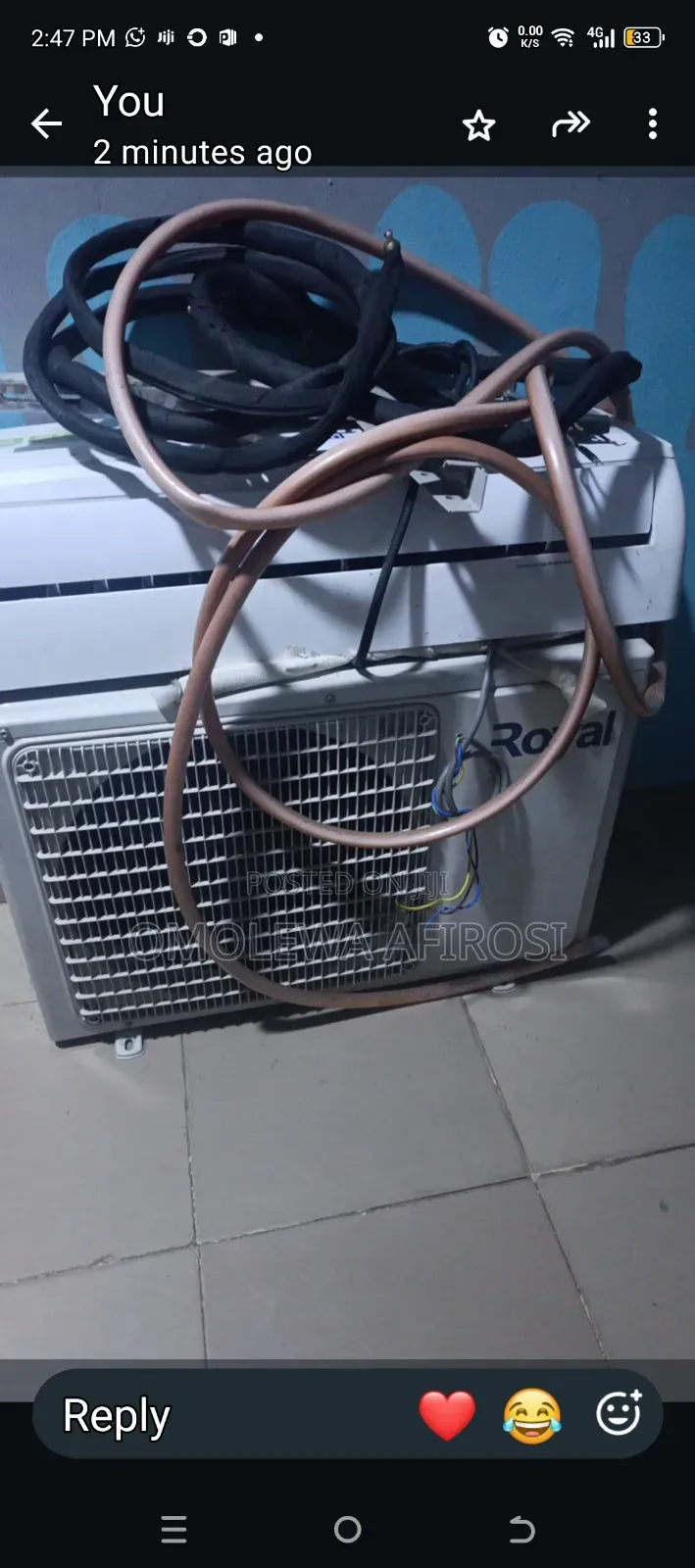 Royal Split Air Conditioner 2HP