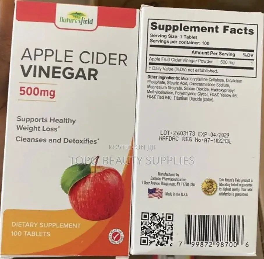 Apple Cider Vinegar Supplement