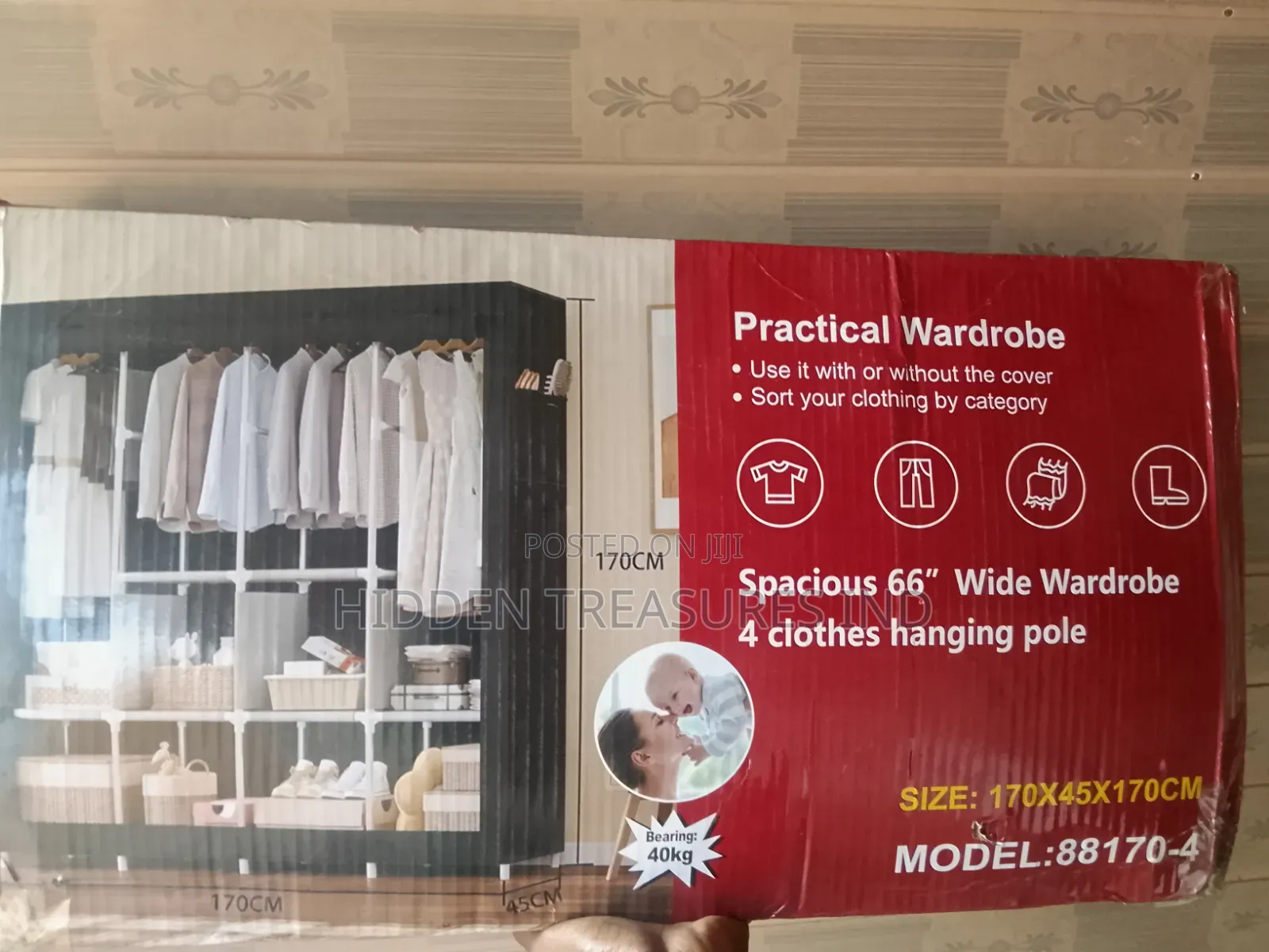 4 Cloth Rack Wardrobe