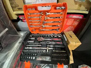 82PCS Professional Tool Box Set - Sockets, Spanners, Ratchet
