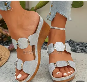 Ladies’ Silver Pointed-Toe Elegant Low Heel Formal Shoes