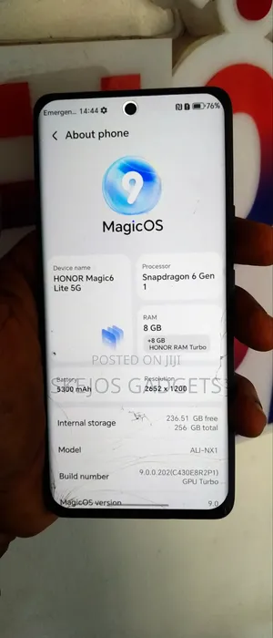 Honor Magic6 256 GB Black