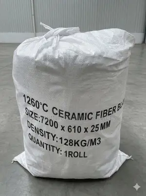 1260°C Ceramic Fiber Insulation Blanket Packaged in a Roll