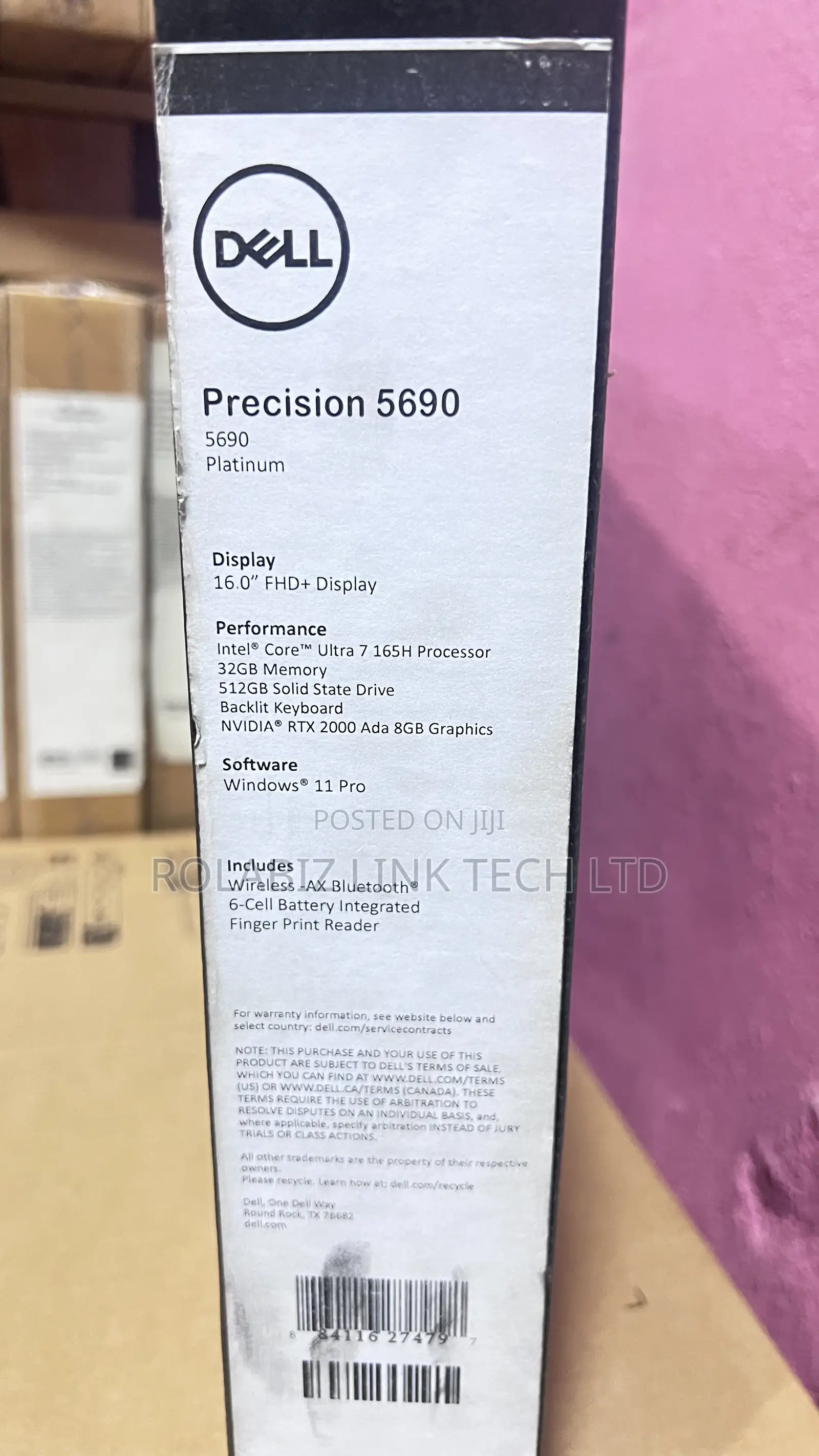 New Laptop Dell Precision 5690 32GB Intel SSD 512GB