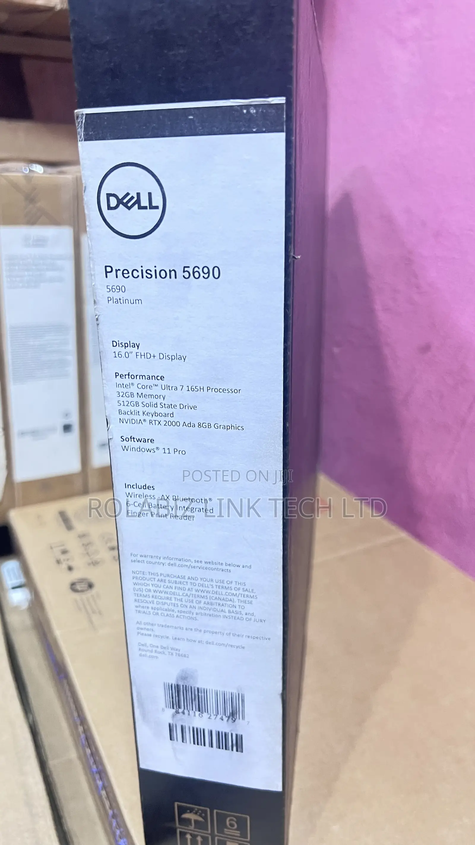 New Laptop Dell Precision 5690 32GB Intel SSD 512GB