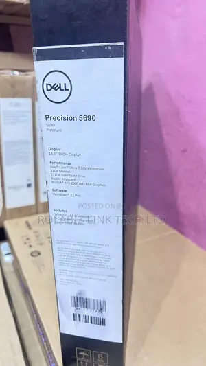 New Laptop Dell Precision 5690 32GB Intel SSD 512GB