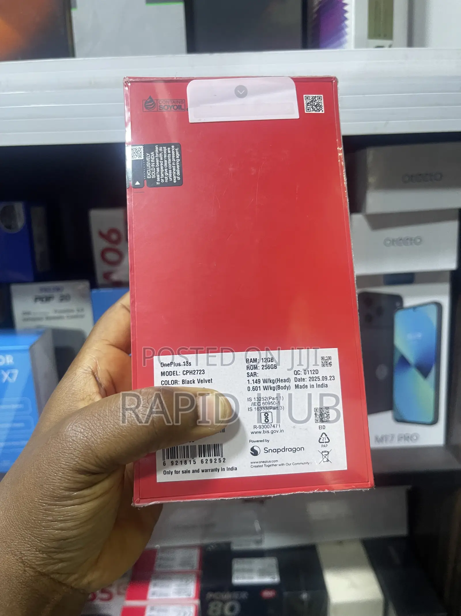 New OnePlus 13s 256 GB Black