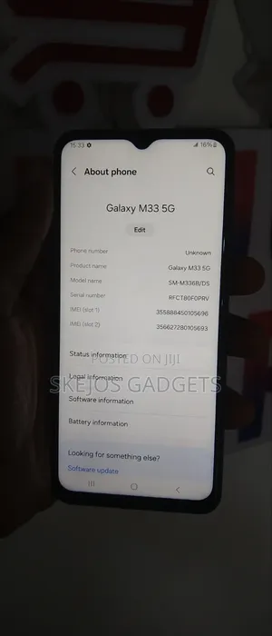 Samsung Galaxy M33 5G 128 GB Blue