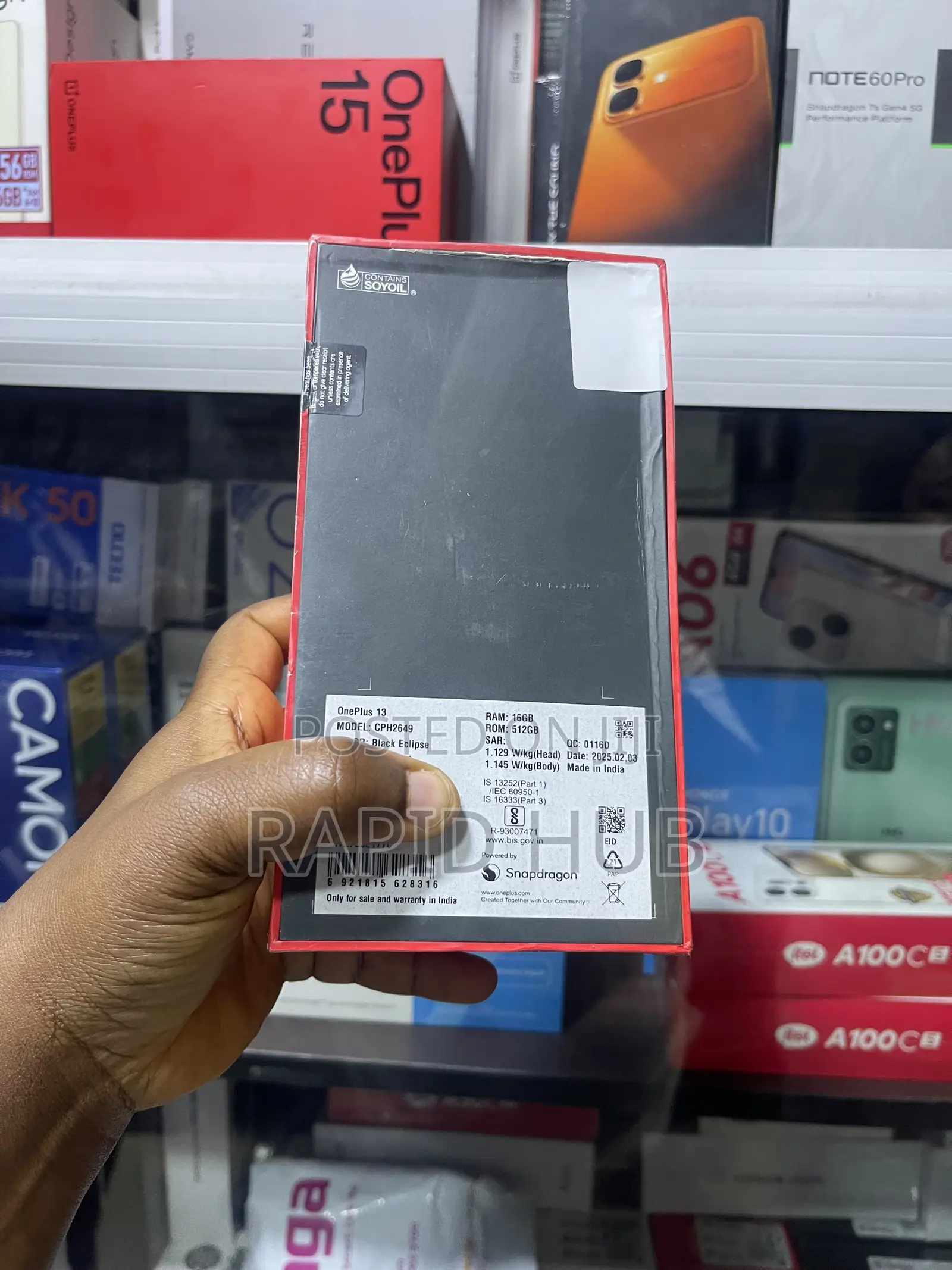 New OnePlus 13 512 GB Black