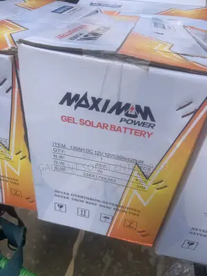 Maximum Power Gel Solar Battery 12v