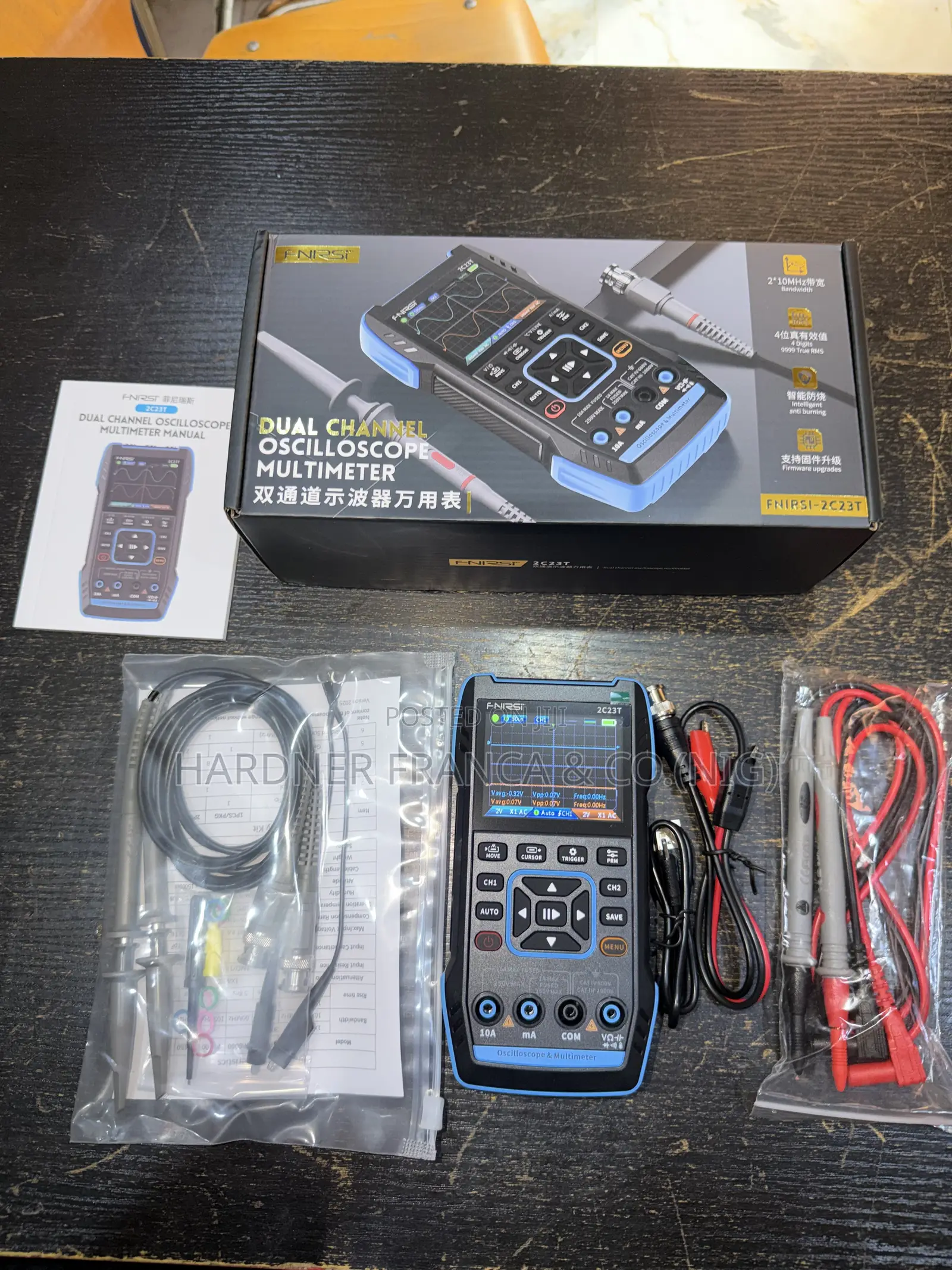 3 in 1 Oscilloscope/Multimeter/Signal Generator