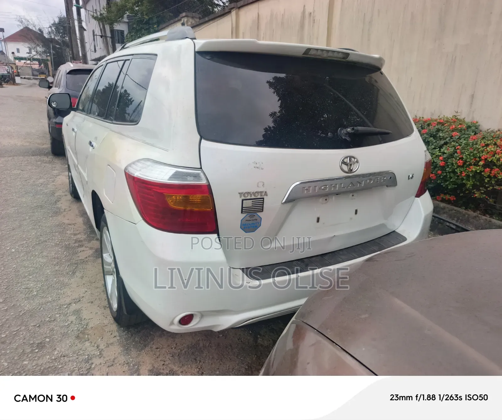 Toyota Highlander 2008 White