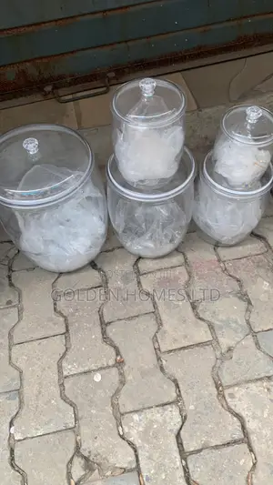 5 Pieces Jumbo-Size Acrylic Food Containers
