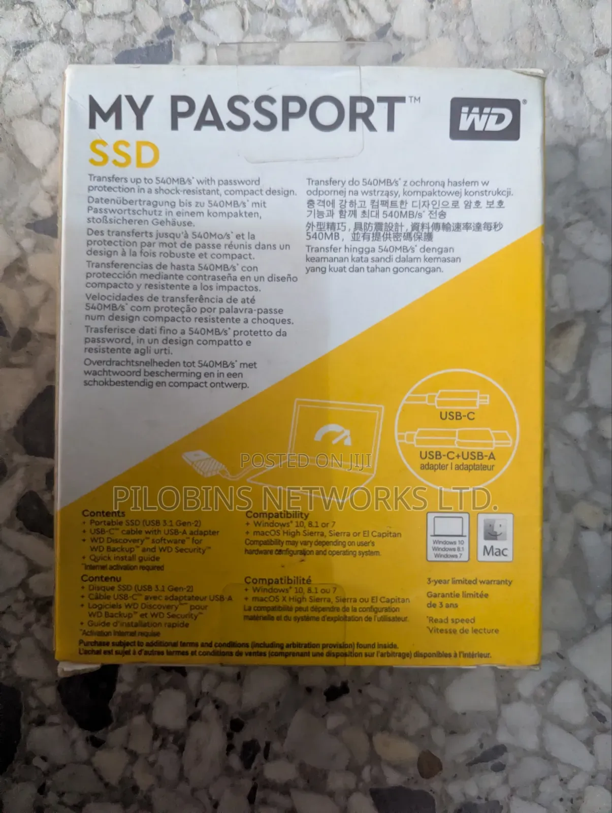 Wd My Passport 1tb SSD