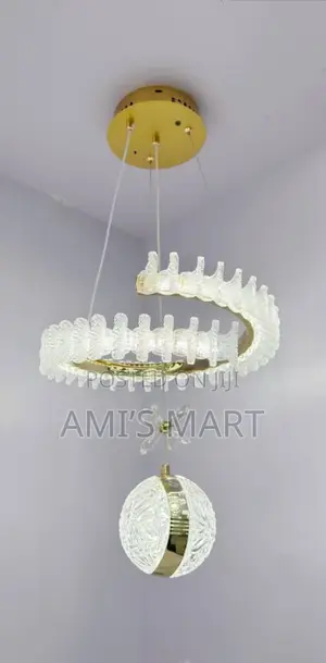 Fancy Crystal Design Pendant Drop Chandelier Light.