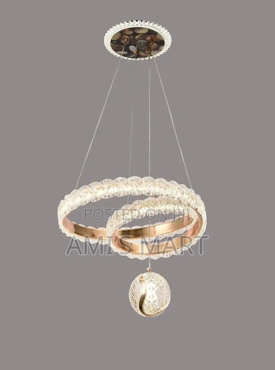 Fancy Crystal Design Pendant Drop Chandelier Light.