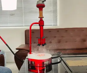 Rocket Red Hookah Acrylic R47-1 Complete