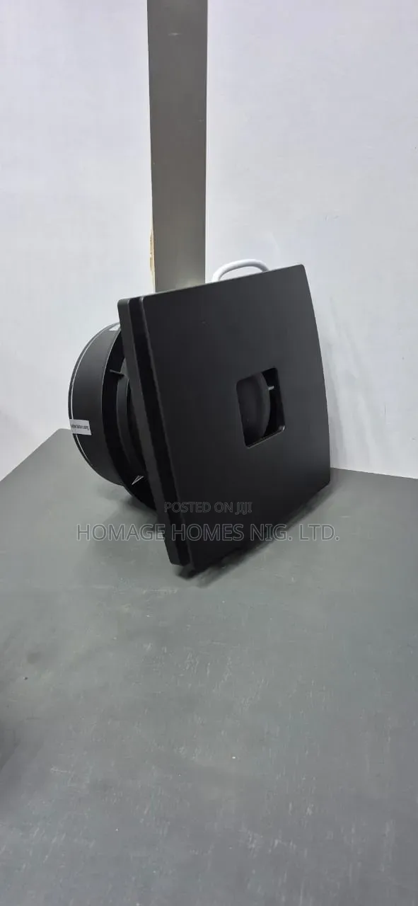 6" Toilet / Bathroom Extractor Fan Black 01