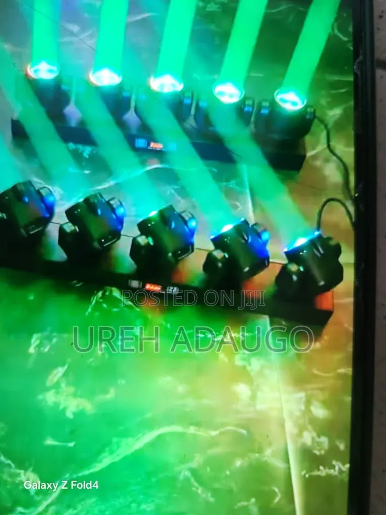 5 Moving Heads With Lesser