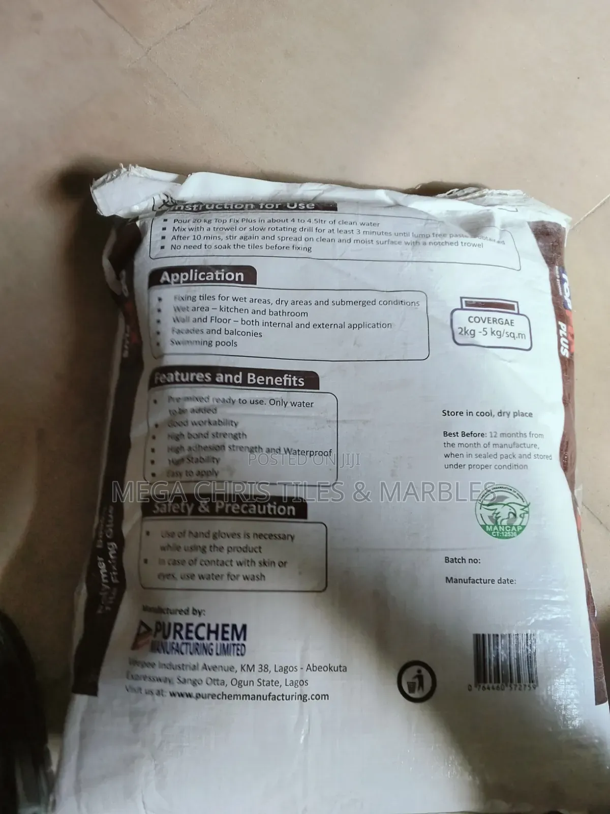Topfix Plus Gum Cement,for Your Pool and Tiles.