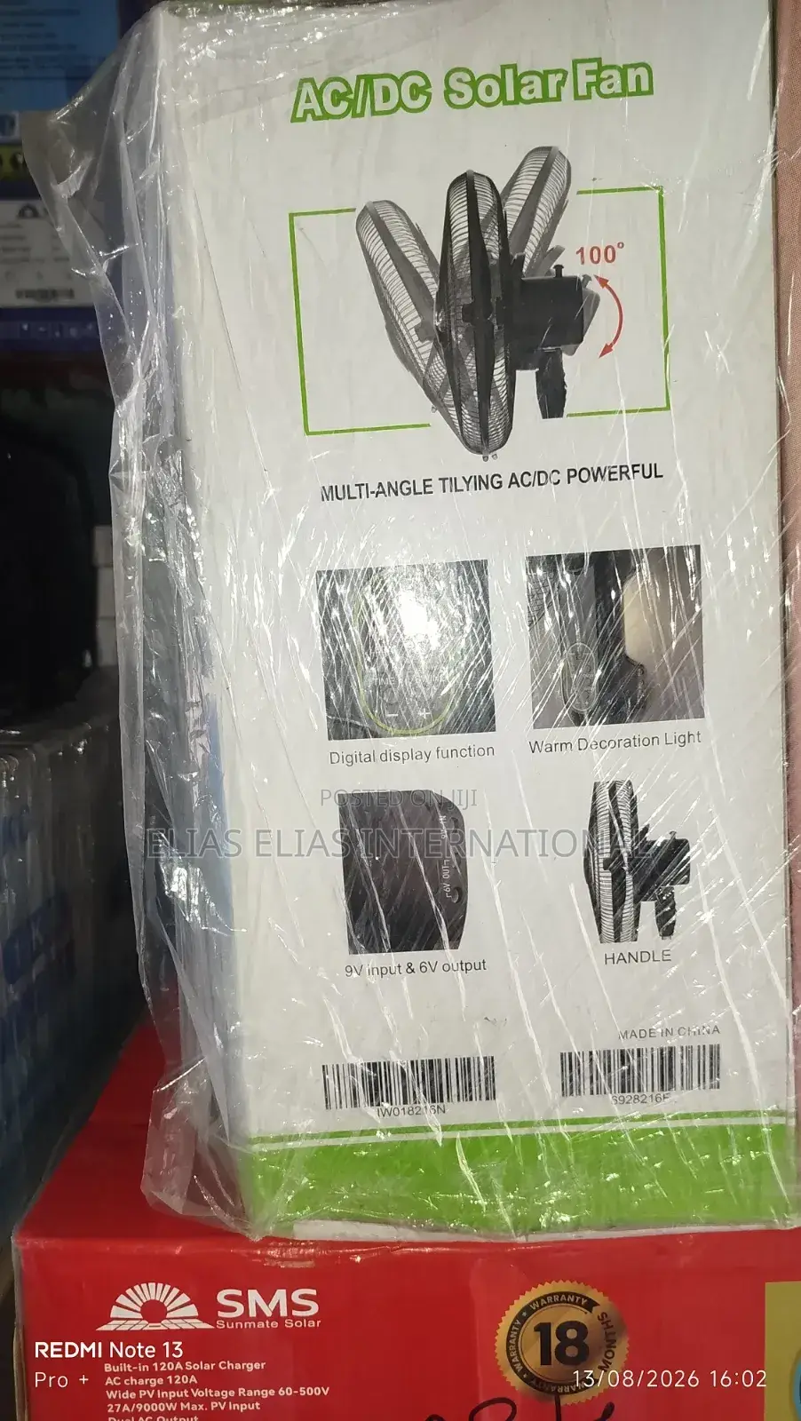Rechargeable Wall Fan
