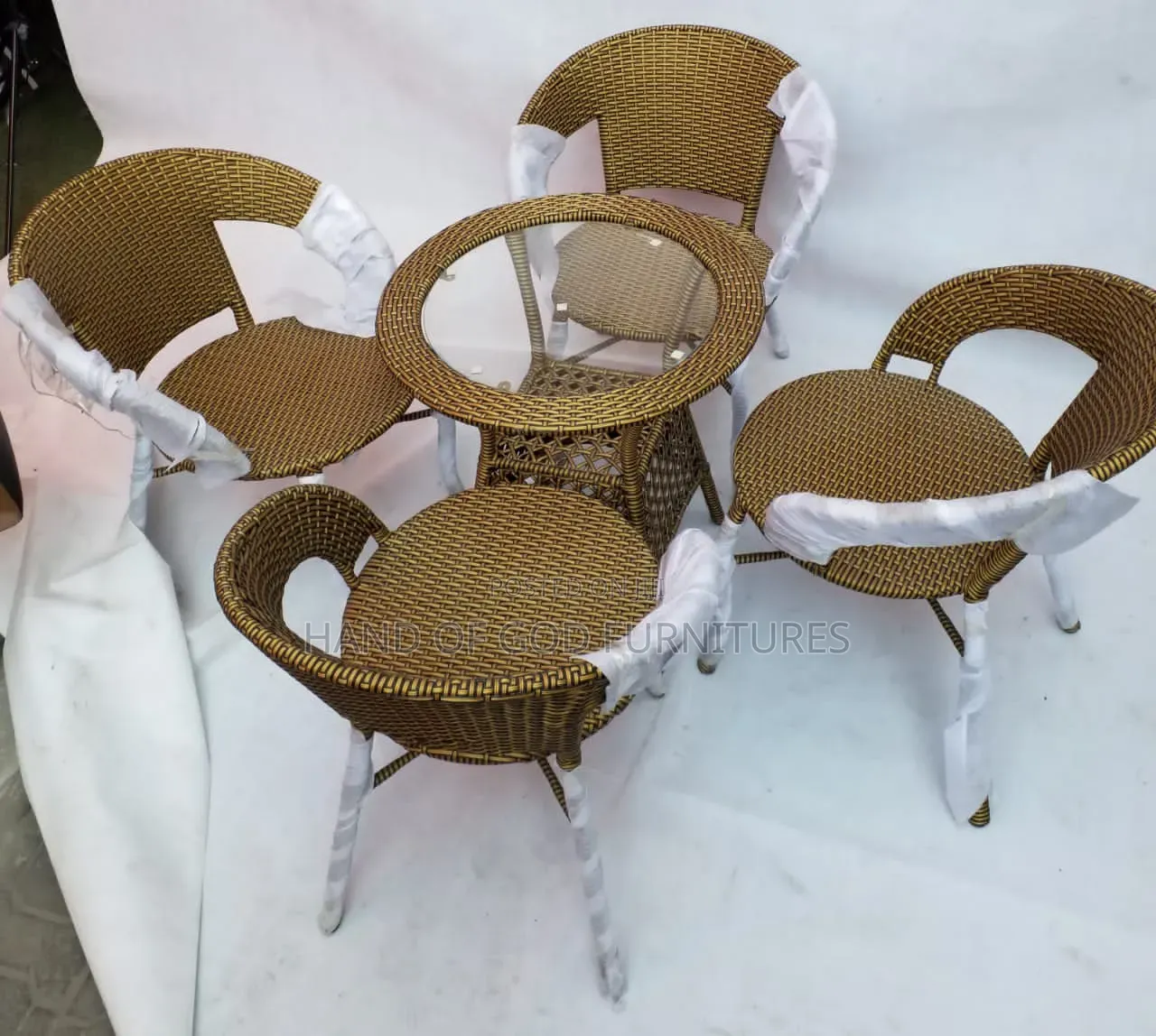 Small Rattan Outdoor Set