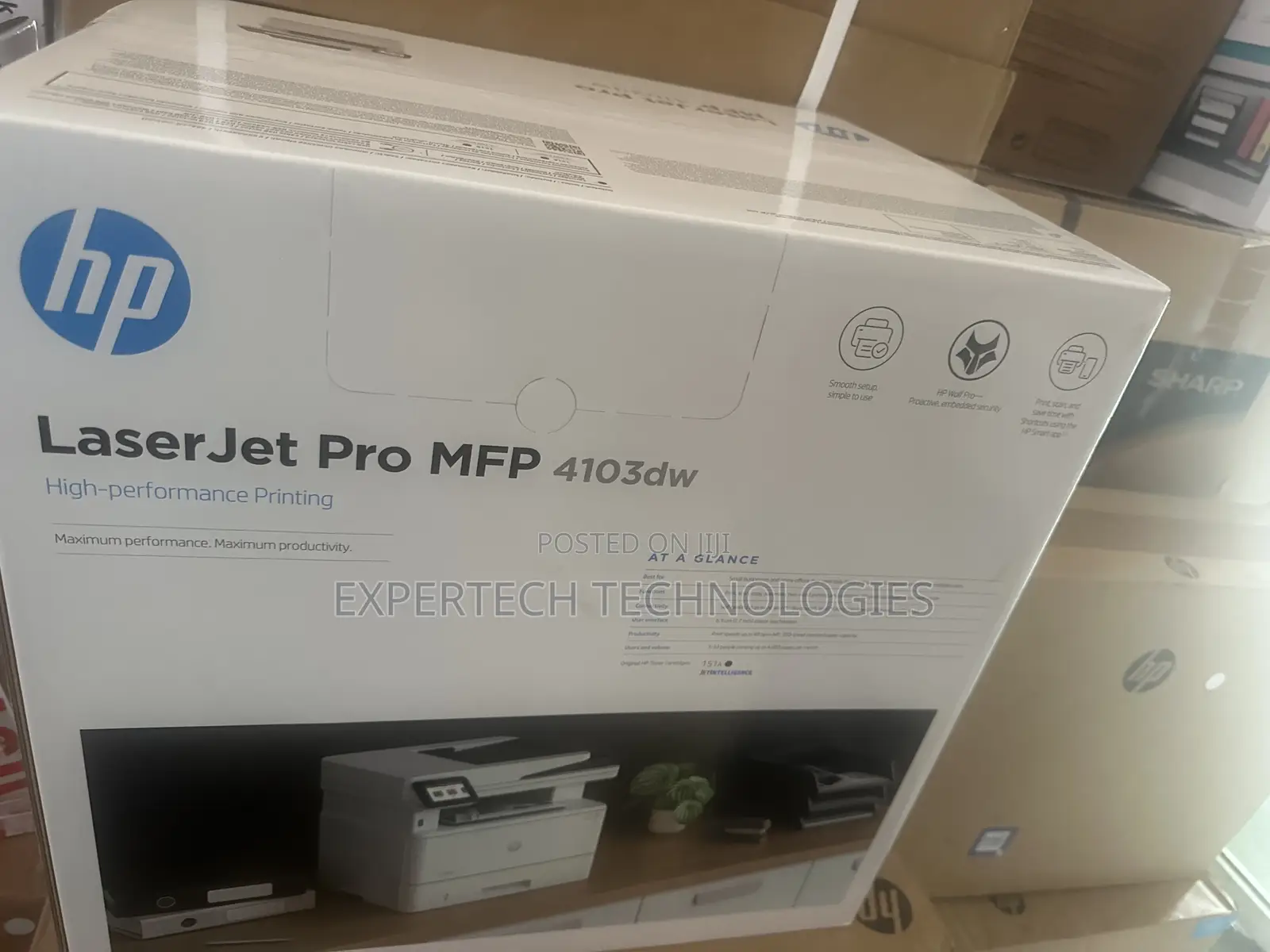 HP Laserjet Pro 4103dw Multifunction Printer (2z627a)