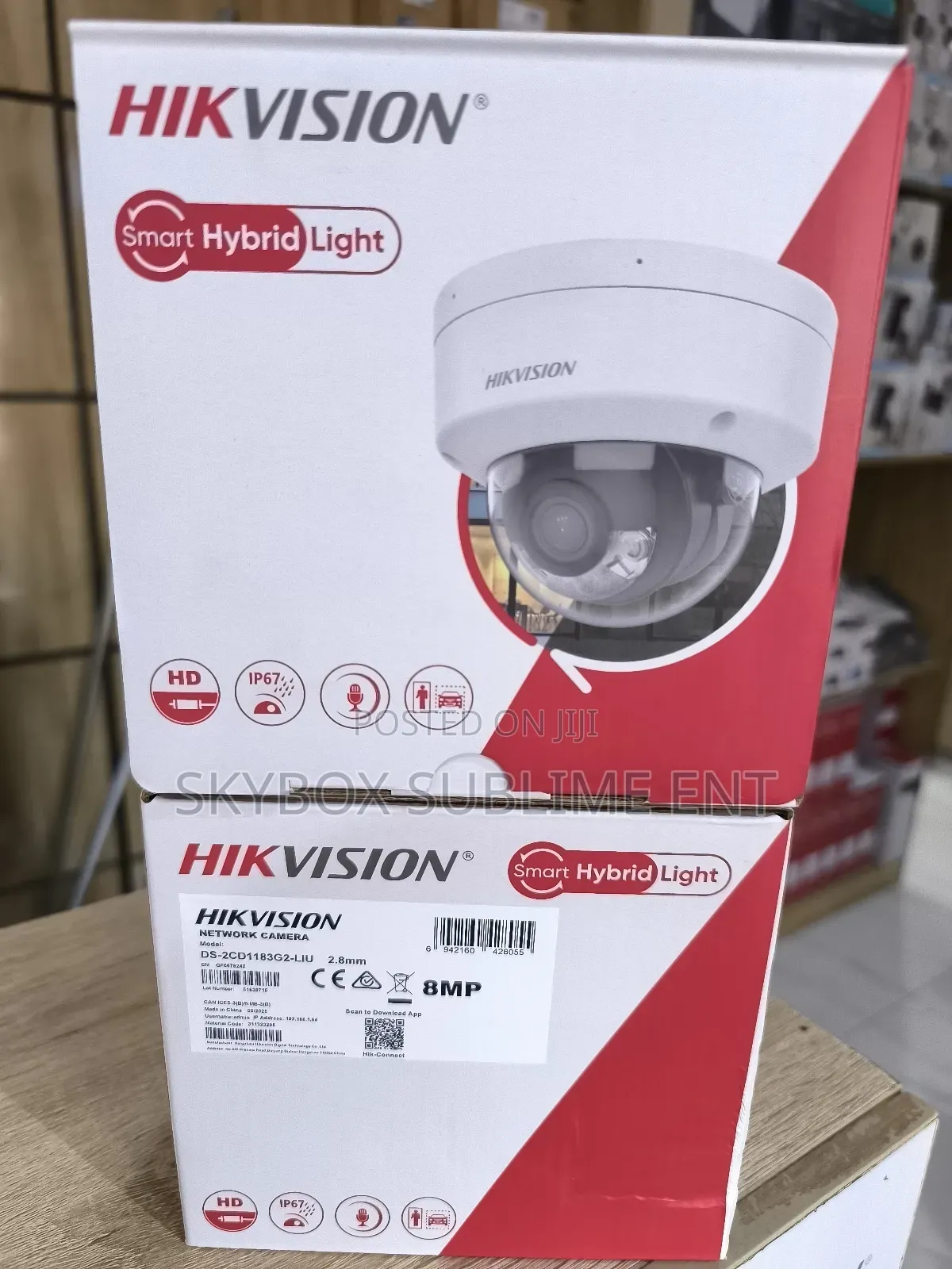 Hikvision 8mp Ip Dome Camera Ds-2cd1183g2-Liu