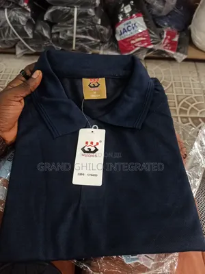 Navy Blue Plain Polo Shirt 1000gsm