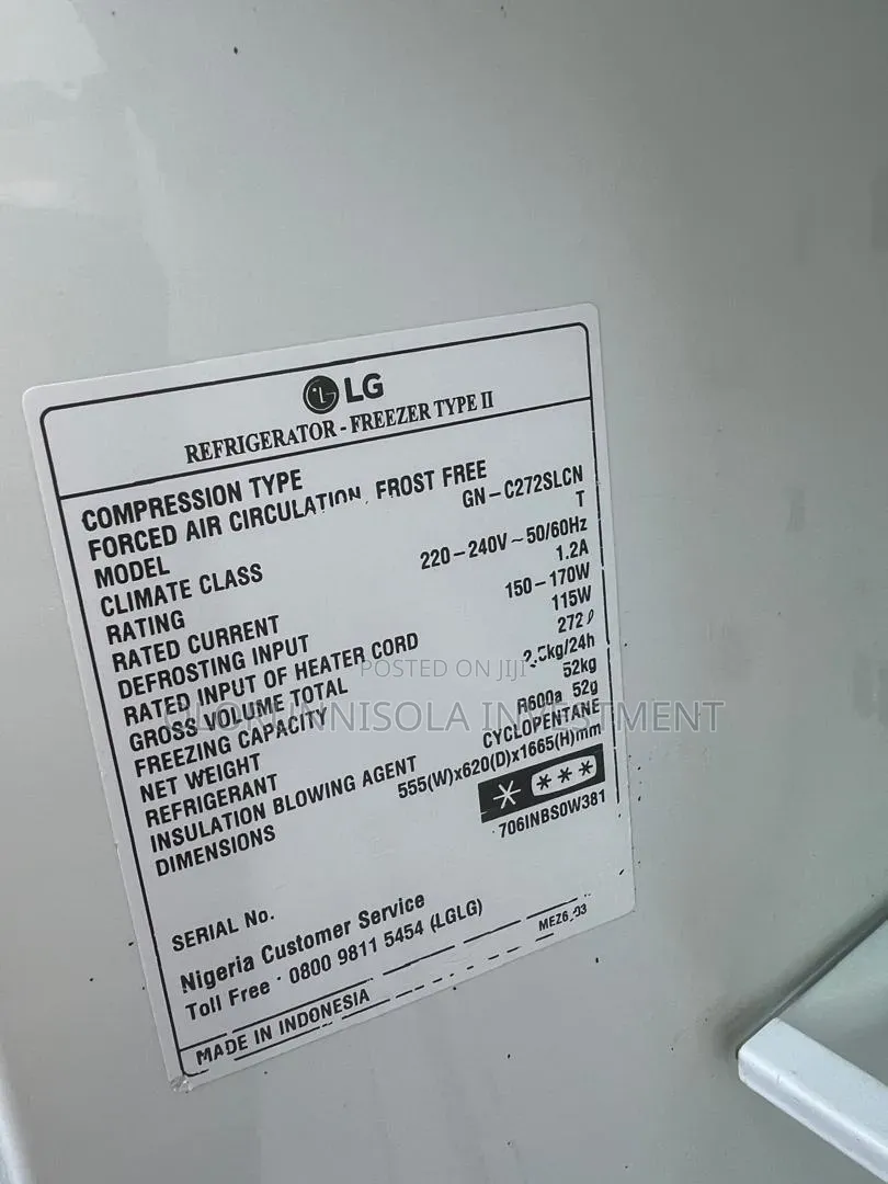 LG Deep Freezer