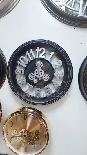 Industrial Gear Clock Small Size