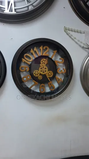 Industrial Gear Clock Small Size