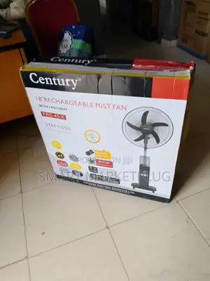 Century FRC-45-K 18 Inch Rechargeable Mist Fan for Home, School Office