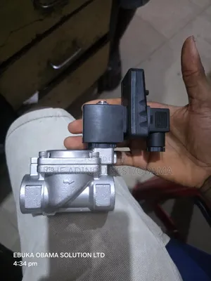 Burkert Solenoid Valve With Timer 220v AC 1inches Stainless
