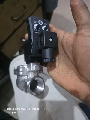 Burkert Solenoid Valve With Timer 220v AC 1inches Stainless